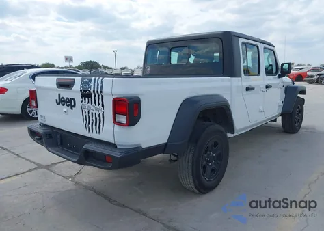 2023 Jeep Gladiator Sport 4X4 из США, поврежденный, VIN 1C6HJTAG3PL552007